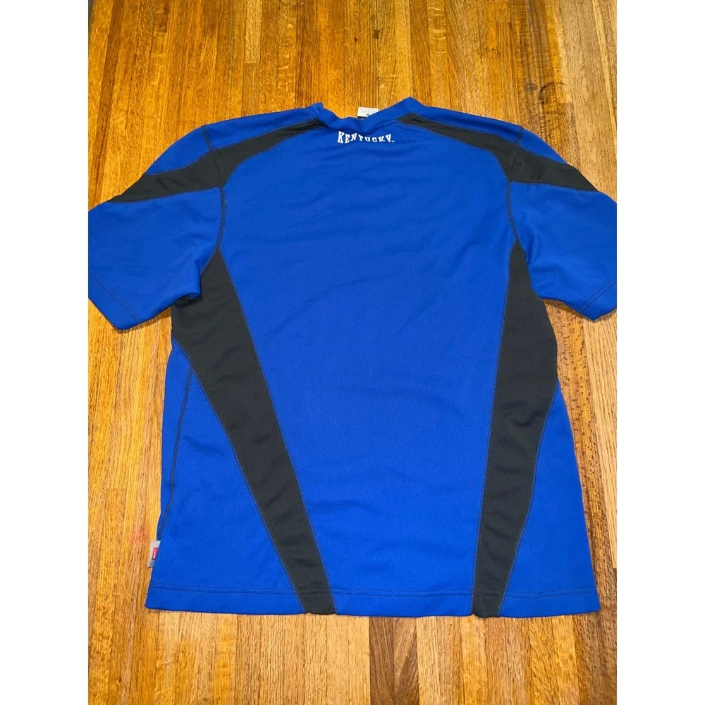 Nike Men Medium‎ Blue Black Dri-FIT UK Kentucky Wildcats NCAA Athletic Shirt